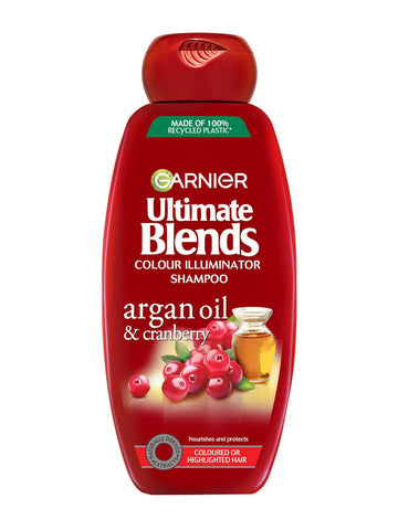 Garnier Ultimate Blends Shampoo Argan Oil + Cranberry 360Ml