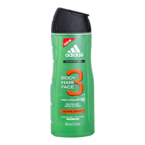 Adidas Shower Gel Active Start Revitalising 3In1 400 Ml
