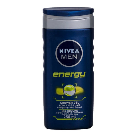 Nivea Men Shower Gel Energy Fresh Effect 3In1 250 Ml