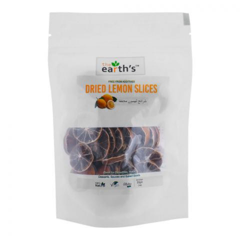 The Earths Dried Lemon Slice 30g