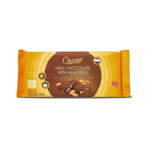 Choceur Milk Chocolate With Almonds 150g
