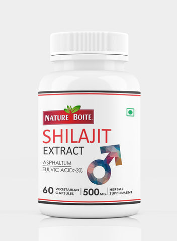 Shilajit Extract 500Mg 60 Veg Capsules