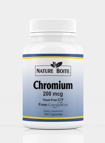Chromium Yeast Free GTF 200Mcg 100 Capsules