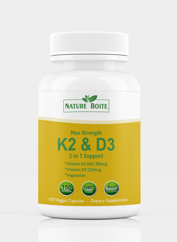 Max Strength K2 And D3 150 Veg Capsules