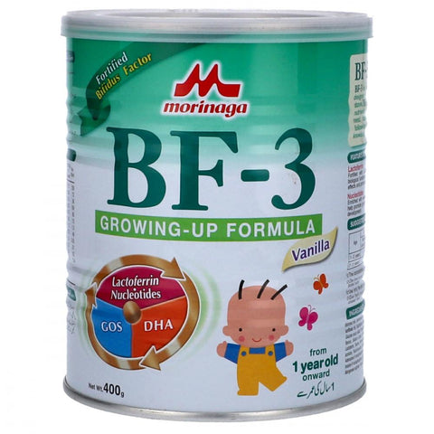 Morinaga Bf-3 Growing Up Formula Vanilla From 1 Year Onwards 400G