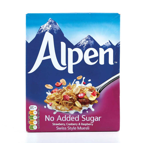Alpen Cereal Strawberry Cranberry No Add Sugar 560 Gm