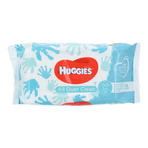 Huggies Baby Wipes All Over Clean 56 Pc