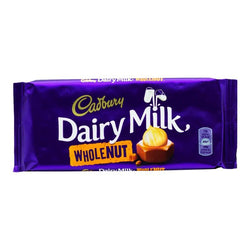 Cadbury Dairy Milk Chocolate Whole Nut 120 Gm
