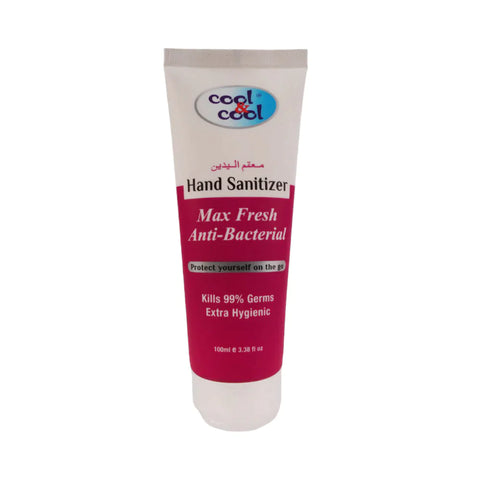 Cool & Cool Hand Sanitizer Tube Max Fresh 100Ml