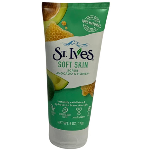 St. Ives Soft Skin Face Scrub - Avocado and Honey