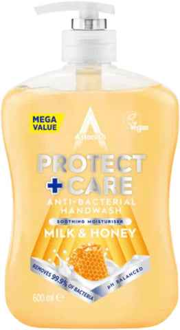 Astonish Protect Care Milk & Honey HandWash 650ml