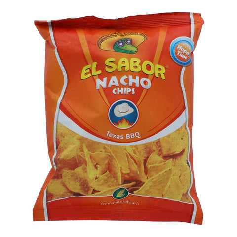 El Sabor Nacho Chips Texas Bbq 100 Gm