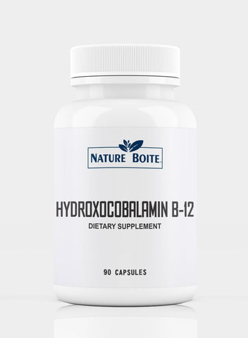 Hydroxocobalamin B12 Dietary Supplement 90 Capsules