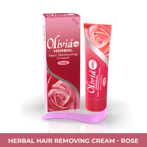 Olivia Herbal Hair Removing Cream - Rose