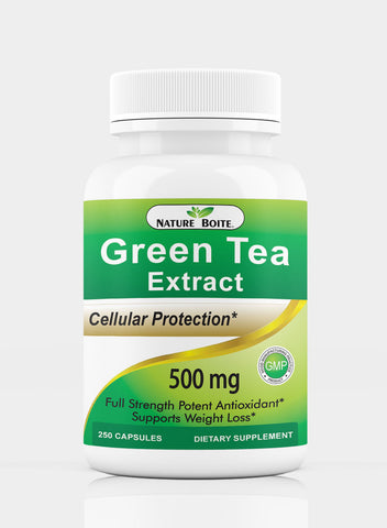 Green Tea Extract Cellular Protection 500Mg 250 Capsules