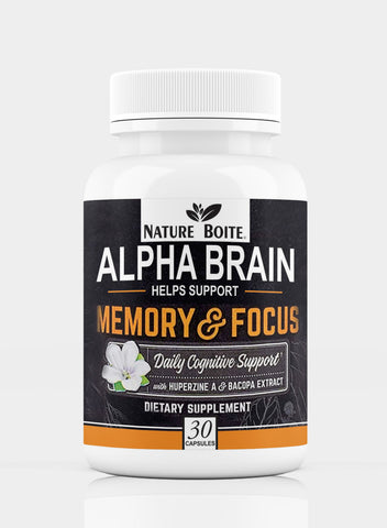 Alpha Brain With Huperzine A And Bacopa Extract 30 Capsules