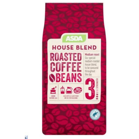 Asda Roasted Coffee Beans 454gm