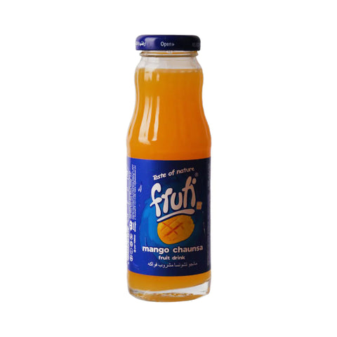 Fruti Mango Chaunsa Juice Glass Bottle 250Ml