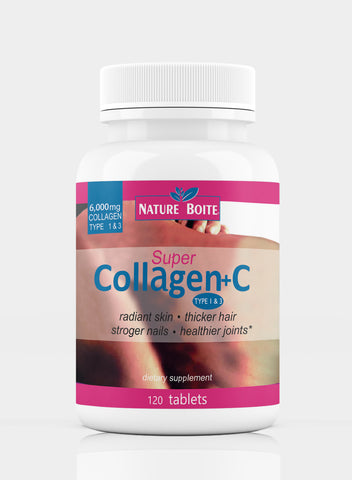 Super Collagen Plus C Type 1 and 3 6000Mg 120 Tablets