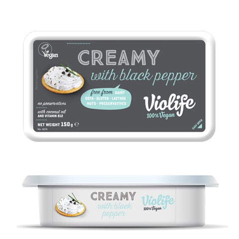 Violife Cheese with Black Pepper Creamy 150g