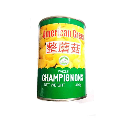 American Green Champignons Whole Mushroom 400g