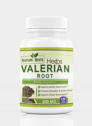 Herbs Valerian Root Support Sleep 500Mg 120 Capsules