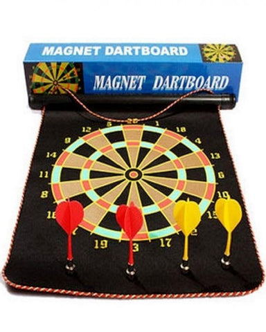 Foldable Magnetic Dartboard - Small - Black