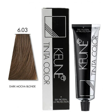 Keune TINTA Hair Color 60ml Tubes - 6.03