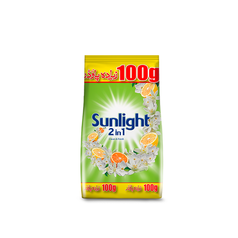 Sunlight Washing Powder Clean And Fresh 2In1 760 Gm