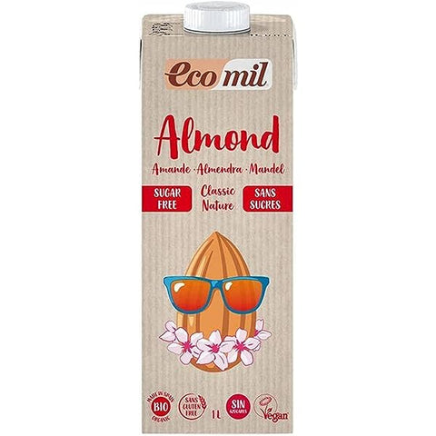 Ecomil Almond Milk Classic Sugar Free 1L
