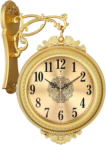 Wall Clock Silent Double Sided