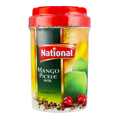 National Pickle Mango Jar 1 Kg
