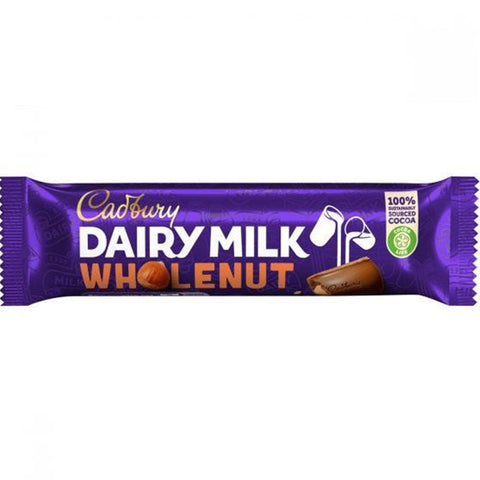 Cadbury Dairy Milk Chocolate Whole Nut 45 Gm Basic