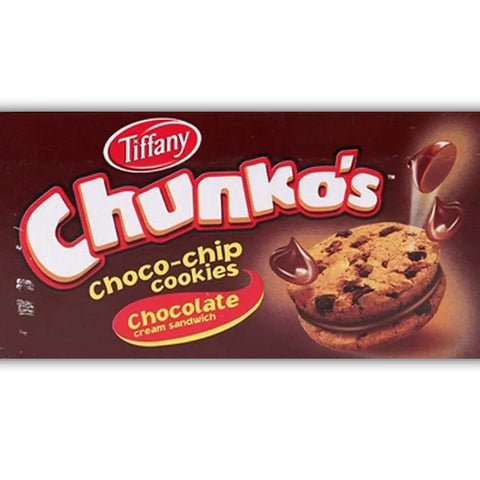 Tiffany Chunkos Choco Chip Cookies Cream Sandwich 43 Gm
