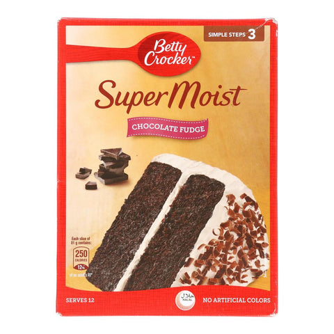 Betty Crocker Cake Mix Super Moist Chocolate Fudge 500 Gm