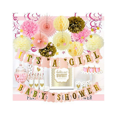 Princess Party Garland With Swirl Decoration