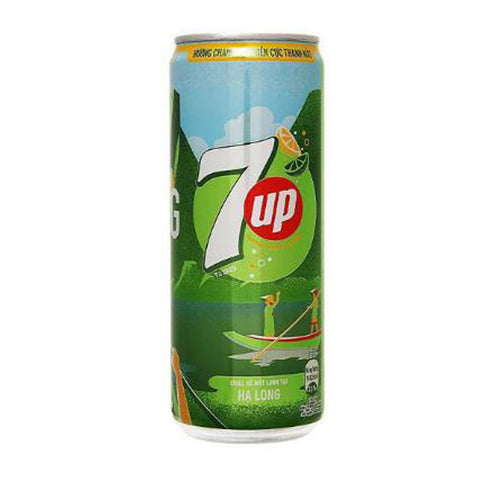 7 Up Free Huong Chanh Sleek Lon Soft Drink 320ml
