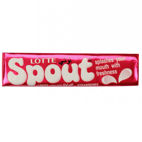Lotte Spout Strawberry 1 Stick 7 Pieces 23.80G