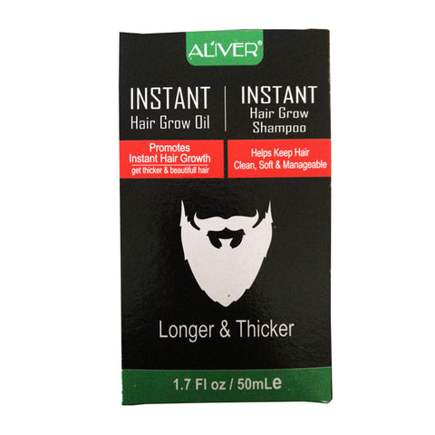 Longer & Thicker Hair Instant Hair Grow Oil Beard Oil 50ml
