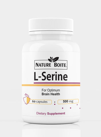 L-Serine For Optimum Brain Health 500Mg 120 Capsules