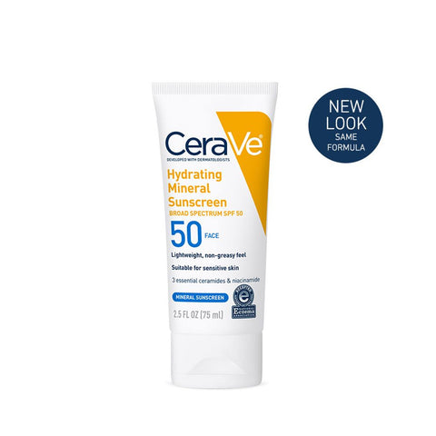 Cerave Hydrating Mineral Sunscreen 75ml