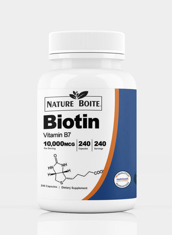 Biotin Vitamin B7 10000Mcg 240 Capsules