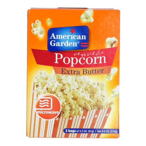 American Garden Pop Corn Extra Butter  273 Gm
