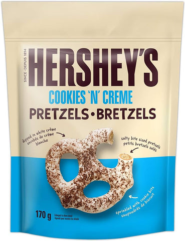 Hersheys Cookies N Creme Pretzels,Bretzels 170g