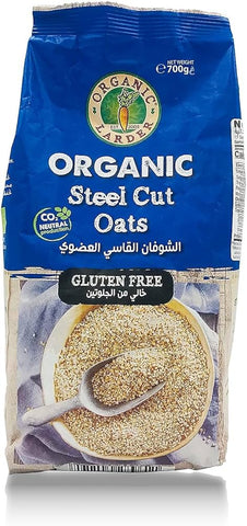 Organic Larder Organic Gluten Steel Cut Oats 700G