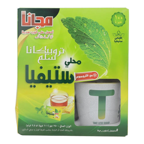 Tropicana Slim Sweetner Stevia With Chromium 100Pc 250 Gm