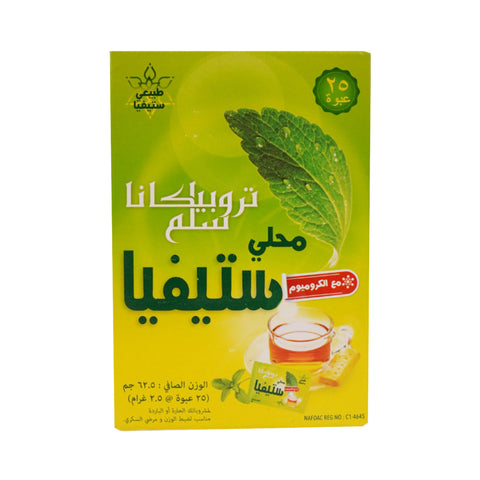 Tropcana Slim Stevia With Chromium  25S 62.5 Gm