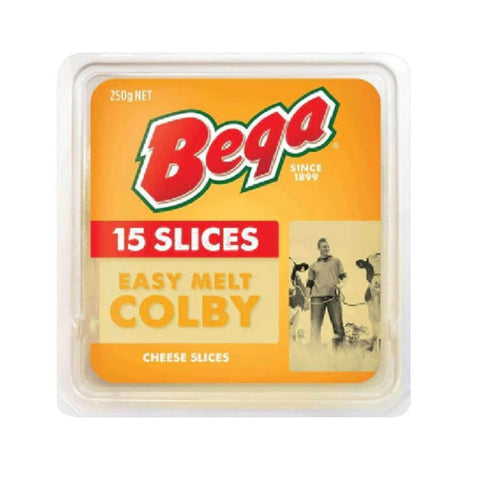 Bega Easy Melt Colby Cheese Slices 250g