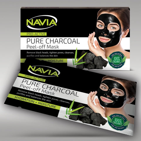 Navia Pure Charcoal Peel-off Mask (15gm)