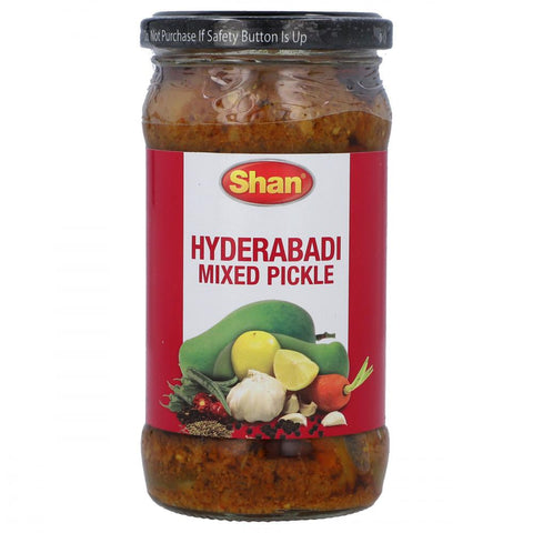 Shan Pickle Hyderabadi Mixed 300 Gm